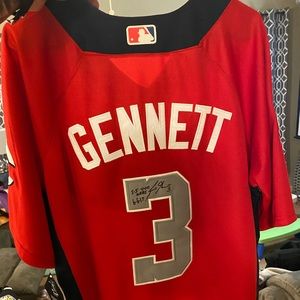 Scooter Gennett Autographed all star jersey